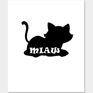 miaw Posters and Art